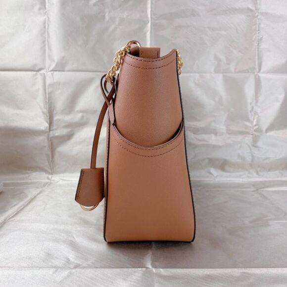 Michael Kors 35F1GTVT3L Jet Set Travel Large Chain Shoulder Tote Bag Leather - Picture 6 of 9